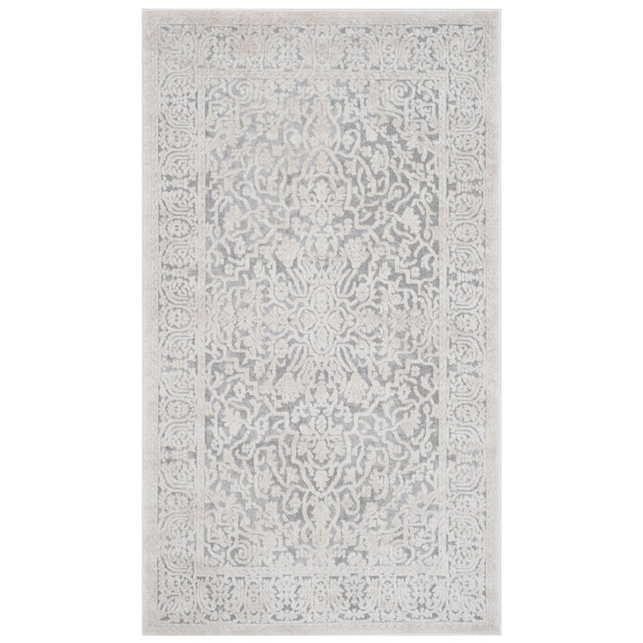 SAFAVIEH Reflection RFT670C Light Grey / Cream Rug Image 1