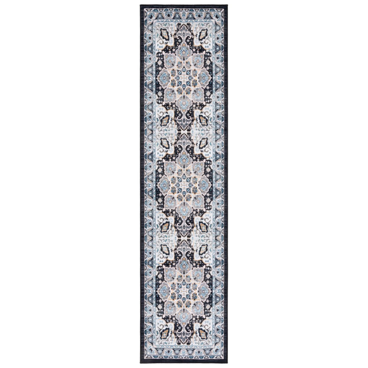 SAFAVIEH Riviera Collection RIV155F Grey / Light Blue Rug Image 5