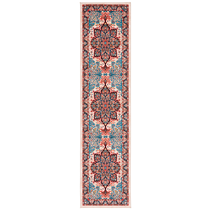 SAFAVIEH Riviera Collection RIV155N Blue / Beige Rug Image 5