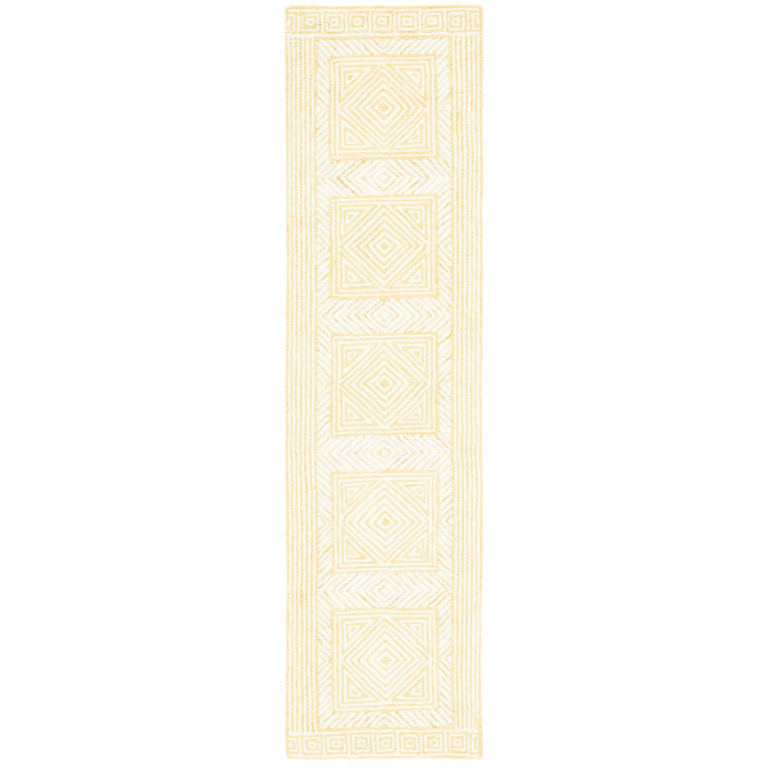 SAFAVIEH Roslyn ROS352C Handmade Yellow / Ivory Rug Image 1