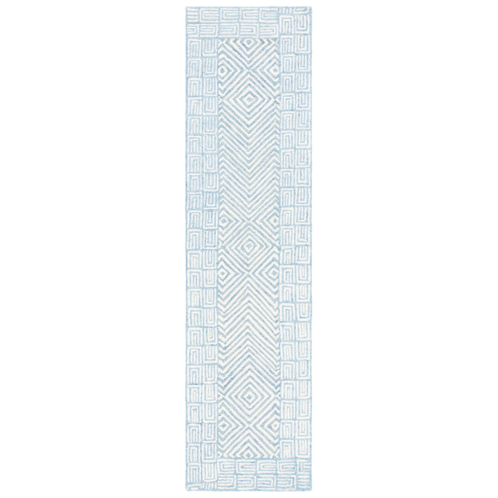 SAFAVIEH Roslyn ROS353M Handmade Light Blue / Ivory Rug Image 1