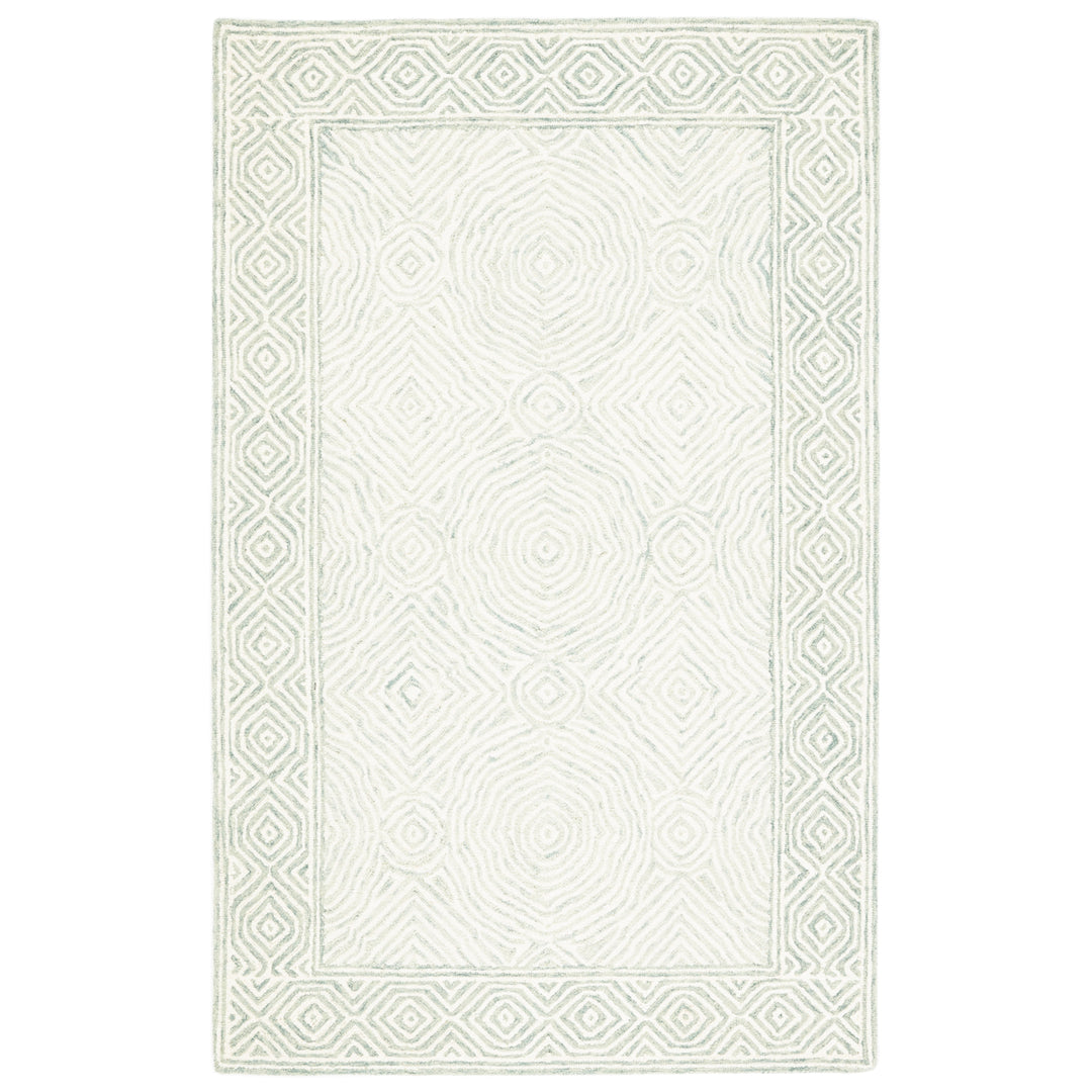 SAFAVIEH Roslyn ROS351J Handmade Green / Blue Rug Image 1