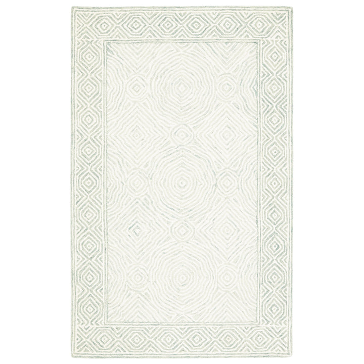 SAFAVIEH Roslyn ROS351J Handmade Green / Blue Rug Image 1