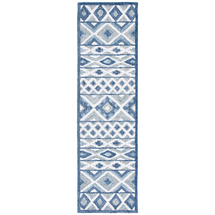 SAFAVIEH Roslyn ROS602M Handmade Blue / Grey Rug Image 1