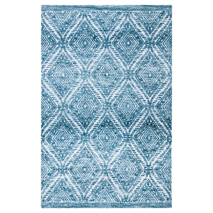 SAFAVIEH Roslyn Collection ROS701M Handmade Blue Rug Image 2