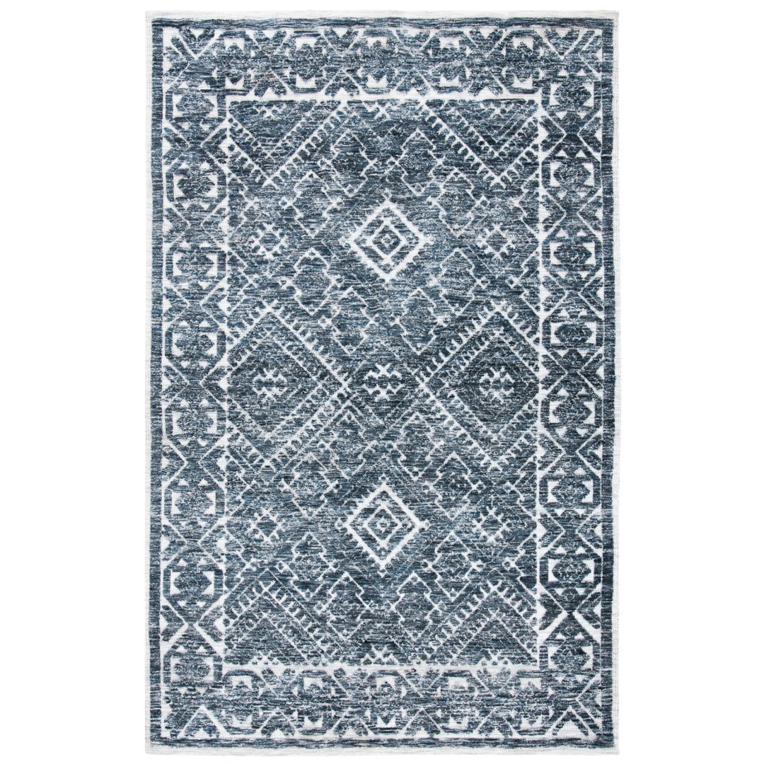 SAFAVIEH Roslyn ROS703M Handmade Blue / Ivory Rug Image 1