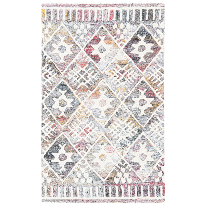 SAFAVIEH Roslyn ROS803Q Handmade Red / Ivory Rug Image 7