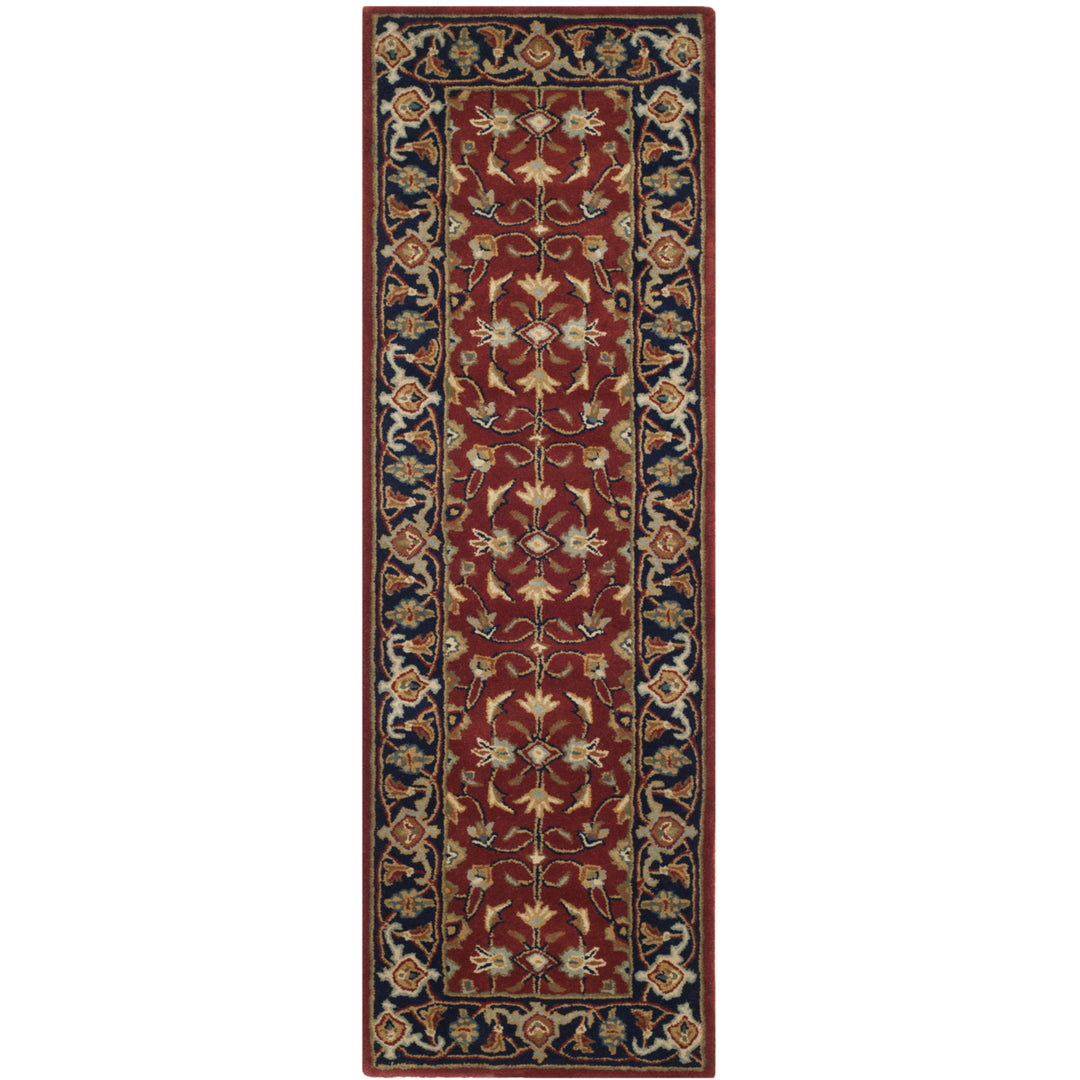 SAFAVIEH Royalty ROY256A Handmade Rust / Navy Rug Image 5