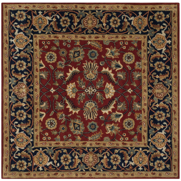 SAFAVIEH Royalty ROY256A Handmade Rust / Navy Rug Image 6