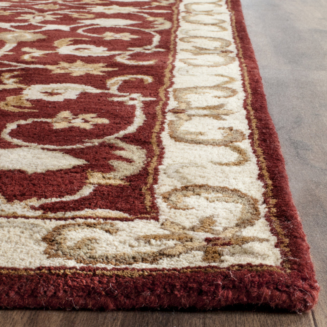 SAFAVIEH Royalty ROY244B Handmade Red / Ivory Rug Image 11