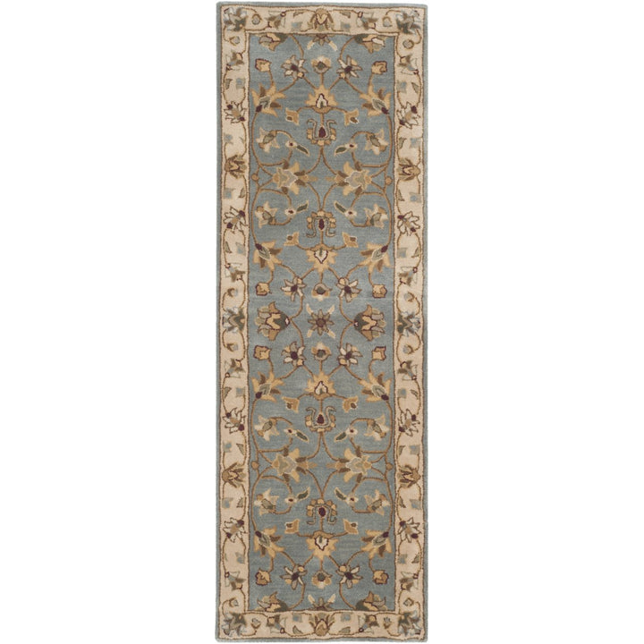 SAFAVIEH Royalty ROY343B Handmade Blue / Beige Rug Image 5