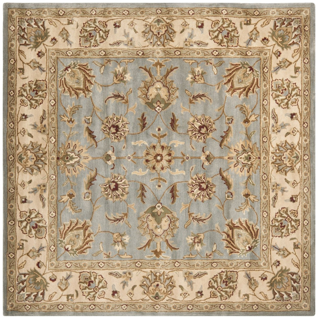 SAFAVIEH Royalty ROY343B Handmade Blue / Beige Rug Image 1