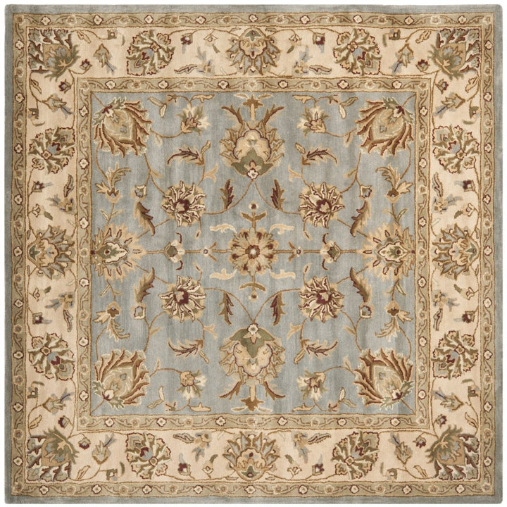 SAFAVIEH Royalty ROY343B Handmade Blue / Beige Rug Image 1