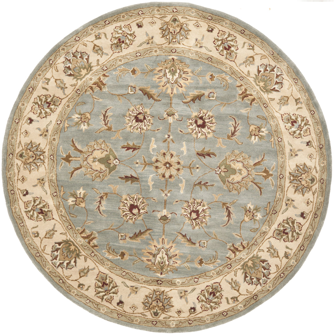 SAFAVIEH Royalty ROY343B Handmade Blue / Beige Rug Image 11