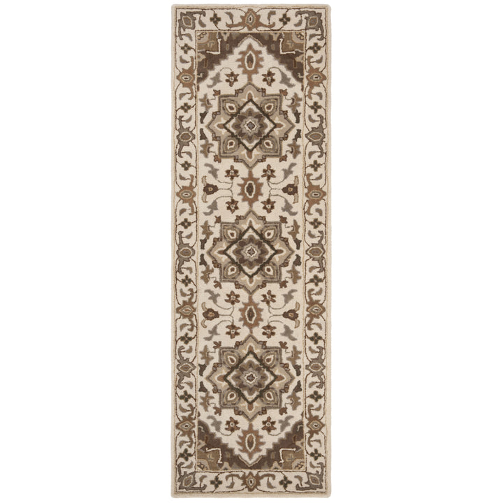 SAFAVIEH Royalty ROY700B Handmade Beige / Sage Rug Image 5