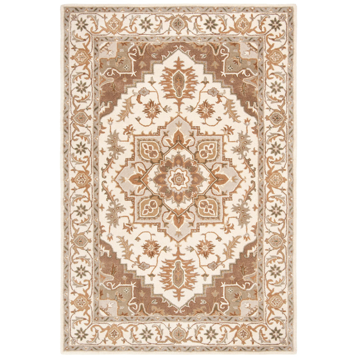 SAFAVIEH Royalty ROY700B Handmade Beige / Sage Rug Image 11