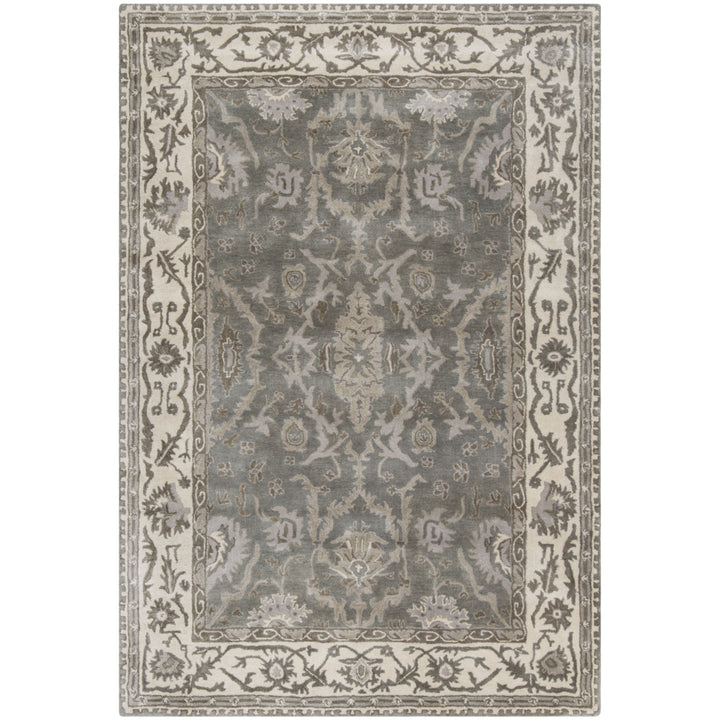 SAFAVIEH Royalty ROY993A Handmade Grey / Cream Rug Image 11