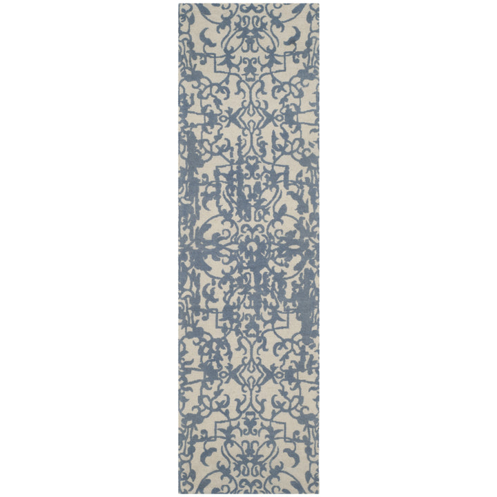 SAFAVIEH Restoration Vintage RVT101A Ivory / Blue Rug Image 5