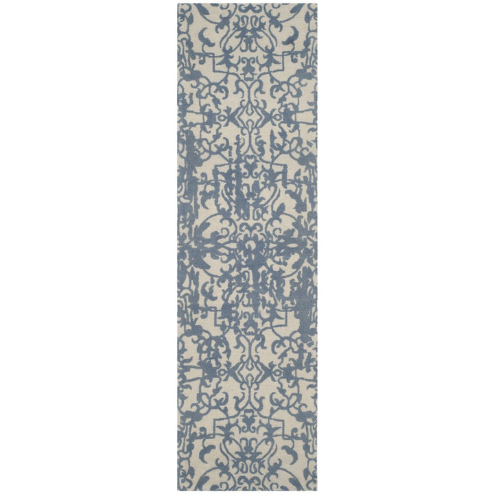 SAFAVIEH Restoration Vintage RVT101A Ivory / Blue Rug Image 1