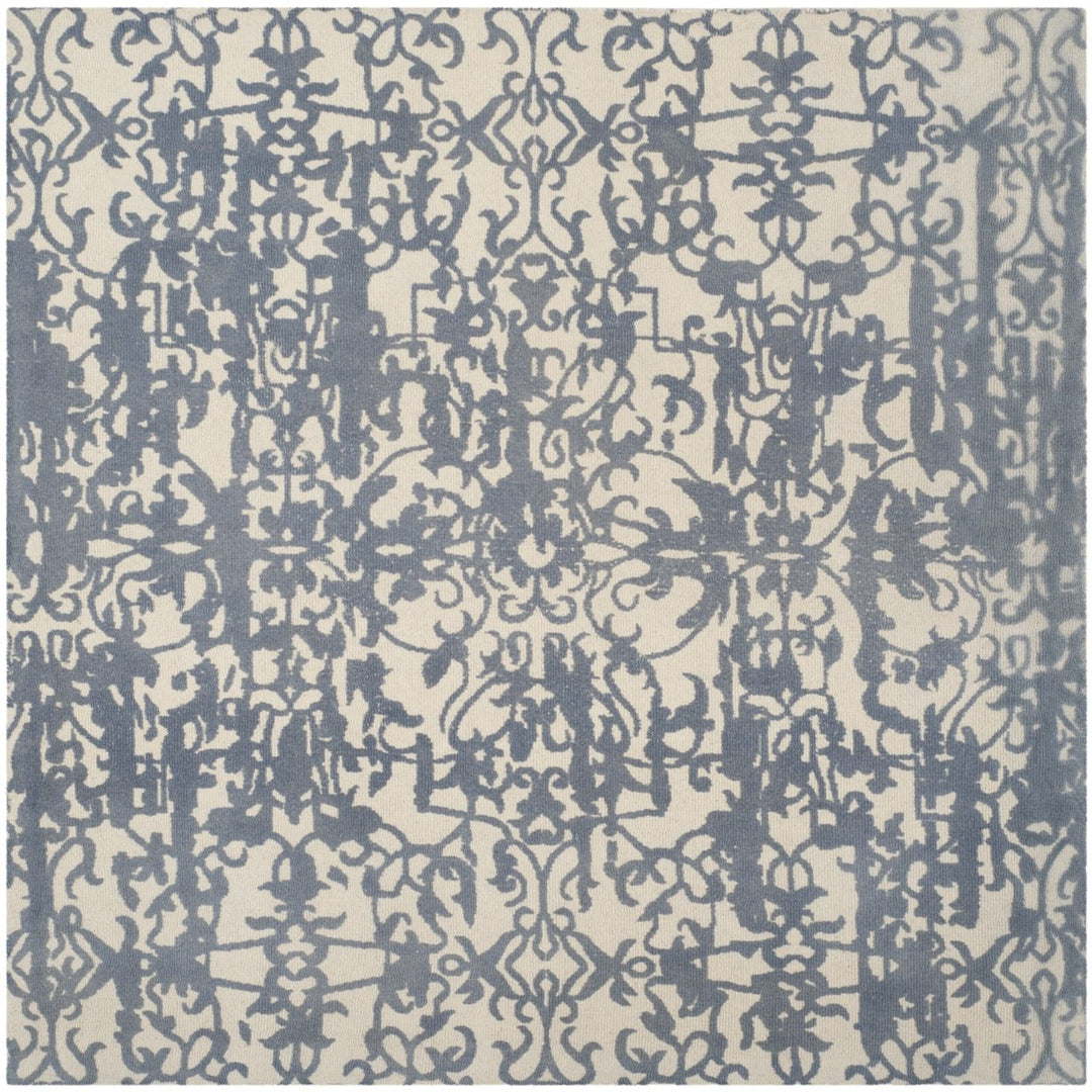 SAFAVIEH Restoration Vintage RVT101A Ivory / Blue Rug Image 1