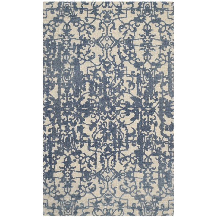 SAFAVIEH Restoration Vintage RVT101A Ivory / Blue Rug Image 1