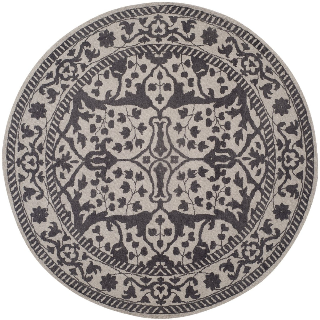 SAFAVIEH Restoration Vintage RVT102H Silver / Grey Rug Image 1