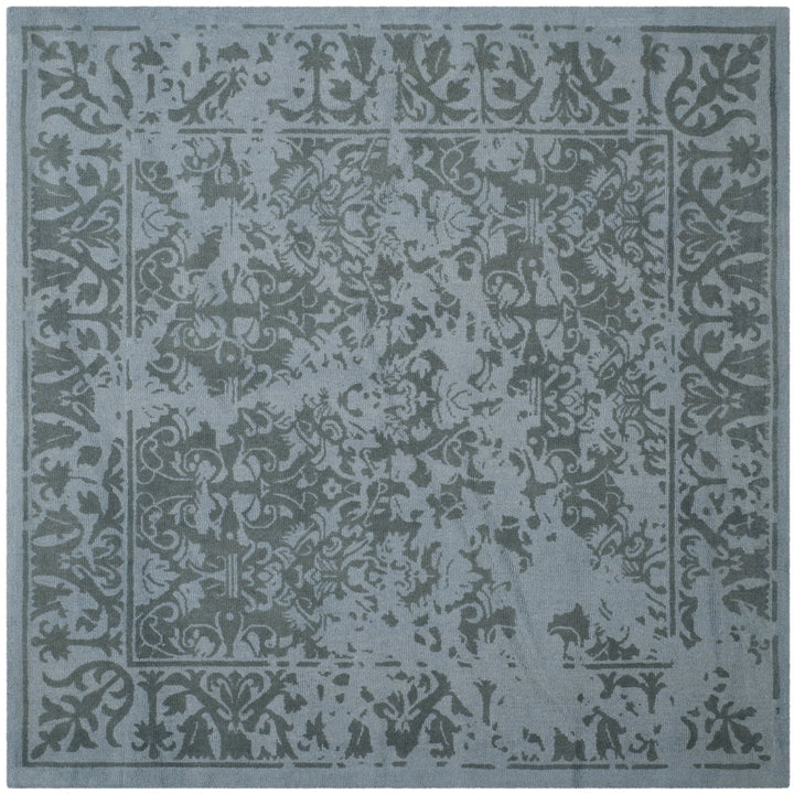 SAFAVIEH Restoration Vintage RVT103G Handmade Blue Rug Image 1