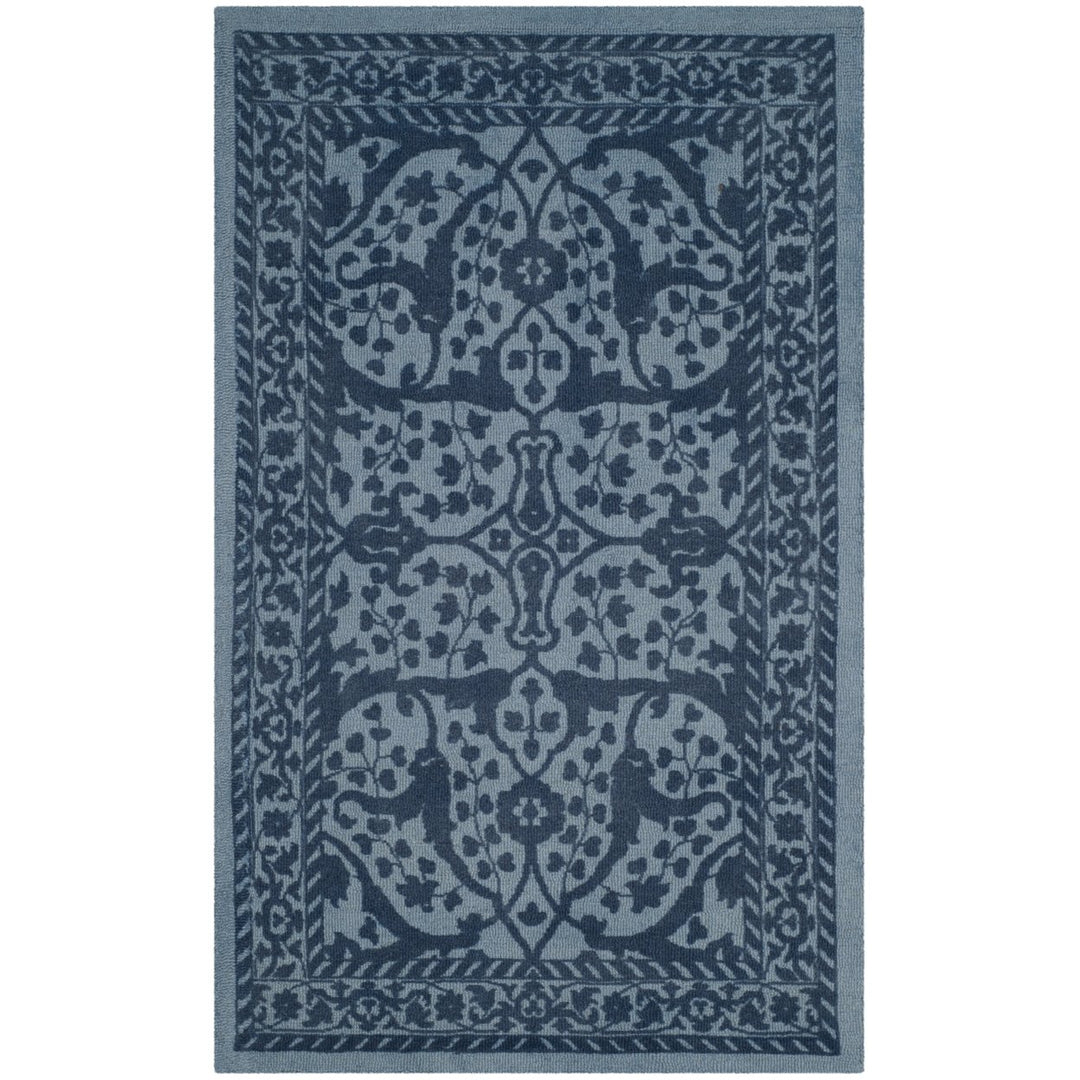 SAFAVIEH Restoration Vintage RVT102E Blue / Dark Blue Rug Image 1