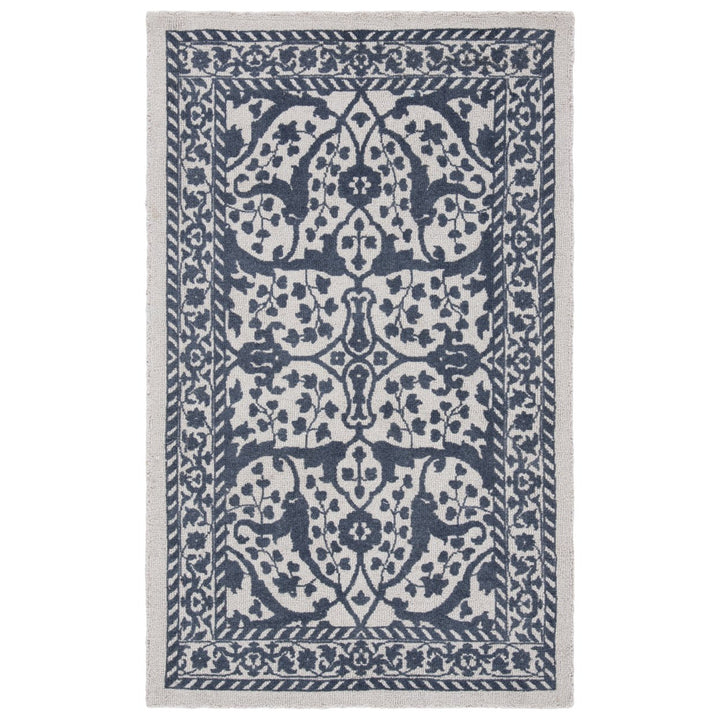 SAFAVIEH Restoration Vintage RVT102H Silver / Grey Rug Image 1