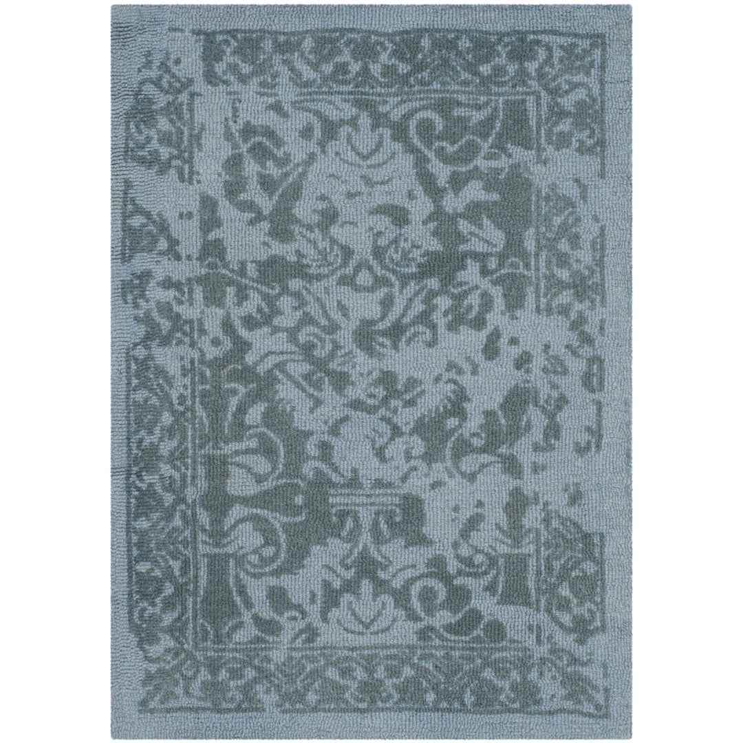 SAFAVIEH Restoration Vintage RVT103G Handmade Blue Rug Image 1