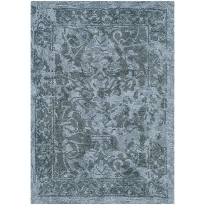 SAFAVIEH Restoration Vintage RVT103G Handmade Blue Rug Image 1