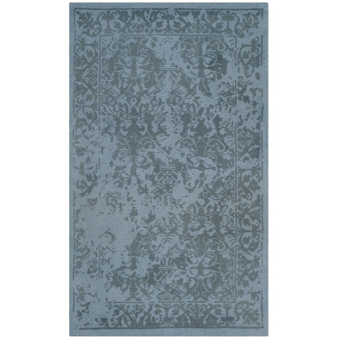 SAFAVIEH Restoration Vintage RVT103G Handmade Blue Rug Image 1