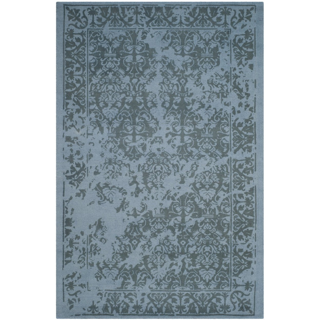 SAFAVIEH Restoration Vintage RVT103G Handmade Blue Rug Image 1