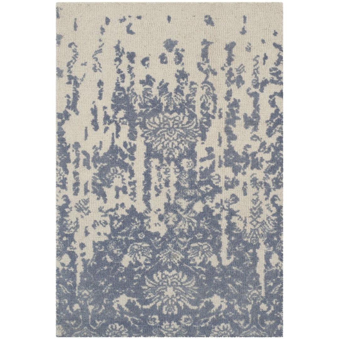 SAFAVIEH Restoration Vintage RVT104A Ivory / Blue Rug Image 1