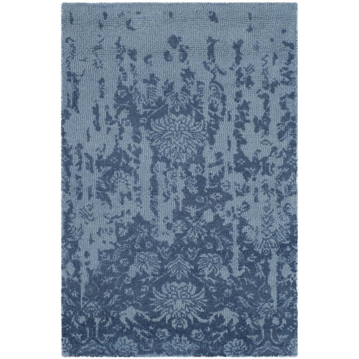 SAFAVIEH Restoration Vintage RVT104E Blue / Dark Blue Rug Image 1