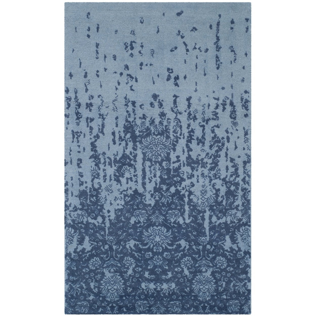 SAFAVIEH Restoration Vintage RVT104E Blue / Dark Blue Rug Image 1