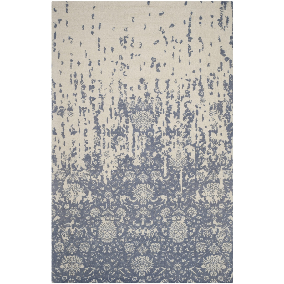 SAFAVIEH Restoration Vintage RVT104A Ivory / Blue Rug Image 10