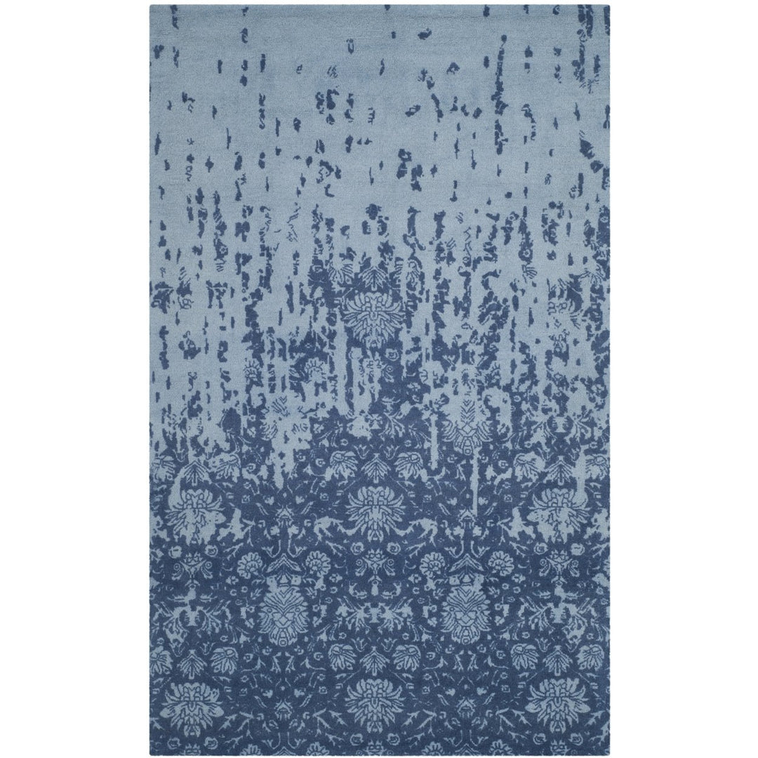 SAFAVIEH Restoration Vintage RVT104E Blue / Dark Blue Rug Image 1