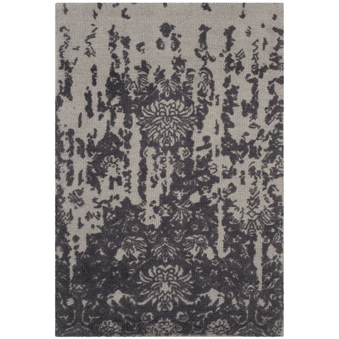 SAFAVIEH Restoration Vintage RVT104H Silver / Grey Rug Image 1