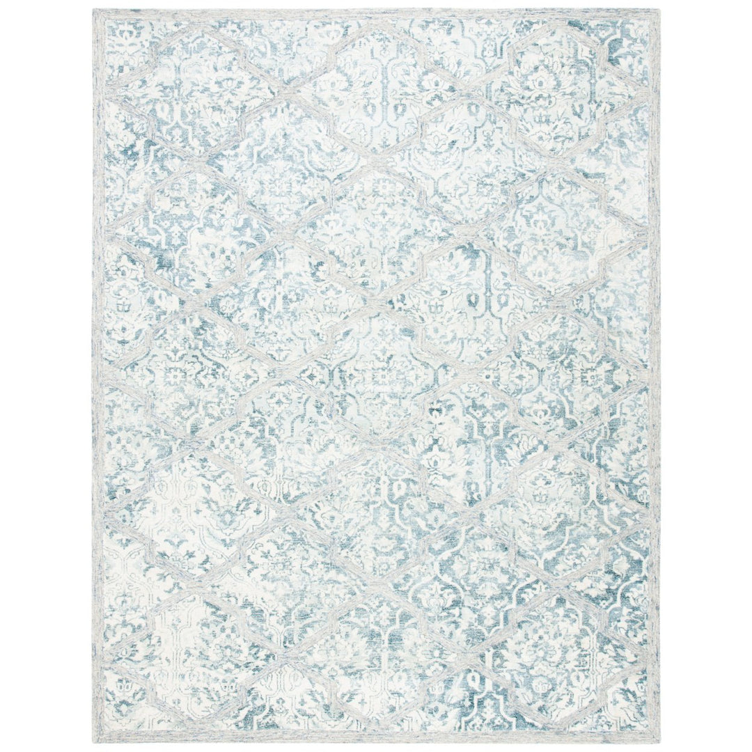 SAFAVIEH Restoration Vintage RVT116M Blue / Ivory Rug Image 1