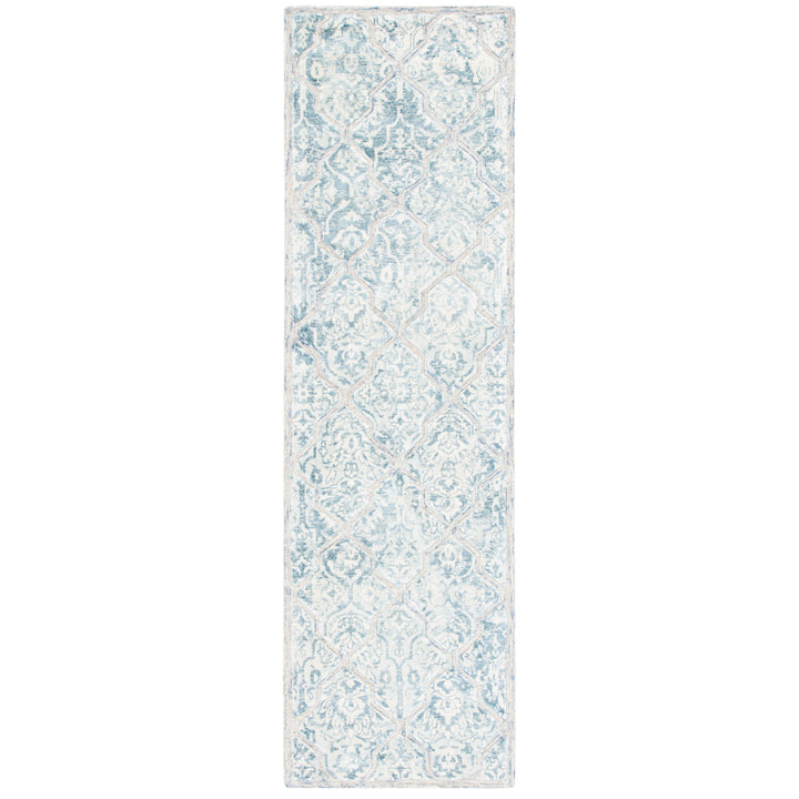 SAFAVIEH Restoration Vintage RVT116M Blue / Ivory Rug Image 5