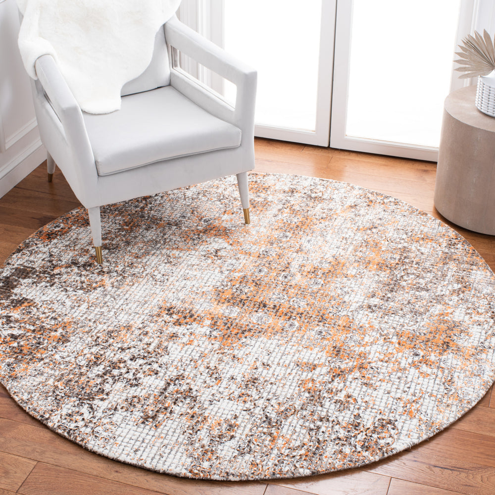 SAFAVIEH Restoration Vintage RVT120P Rust / Orange Rug Image 2