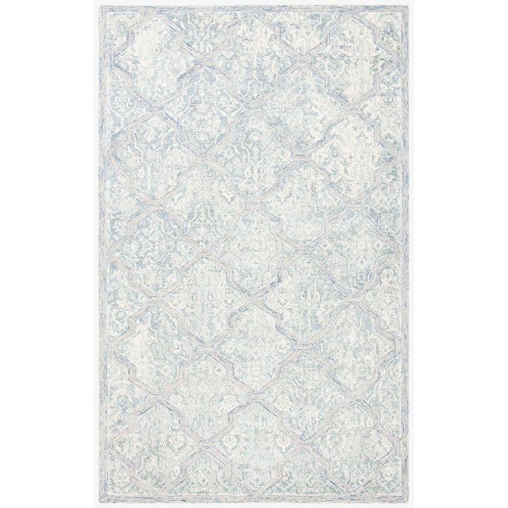 SAFAVIEH Restoration Vintage RVT116M Blue / Ivory Rug Image 11