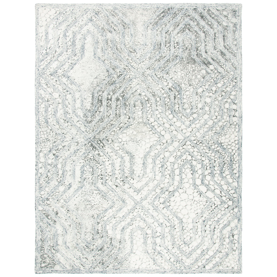 SAFAVIEH Restoration Vintage RVT119H Charcoal / Ivory Rug Image 1