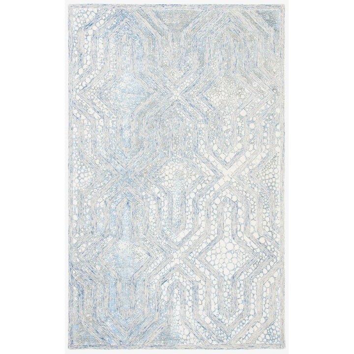 SAFAVIEH Restoration Vintage RVT119M Blue / Ivory Rug Image 1