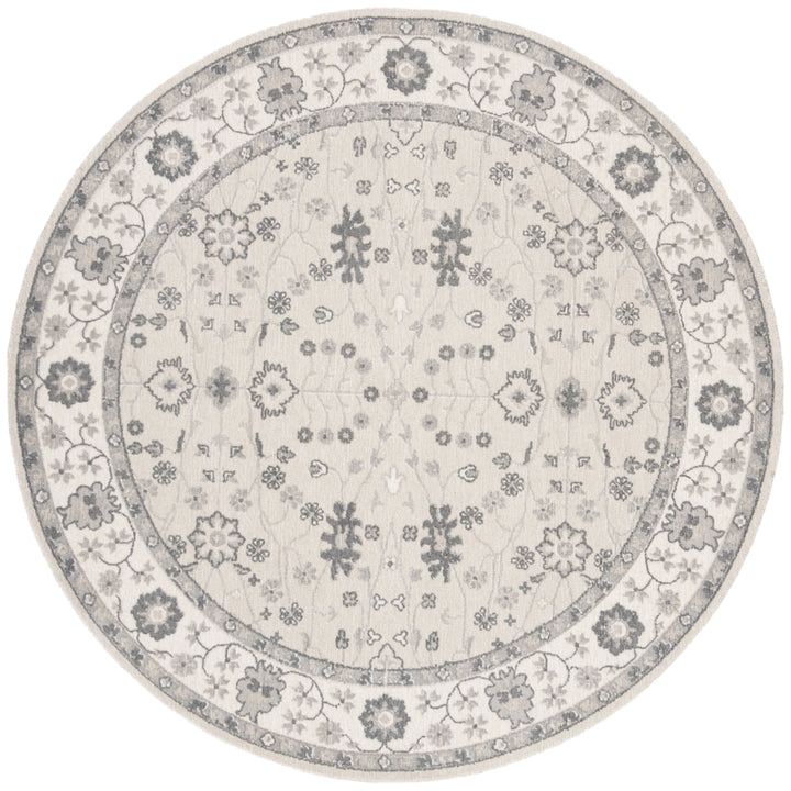 SAFAVIEH Restoration Vintage RVT401G Ivory / Silver Rug Image 4