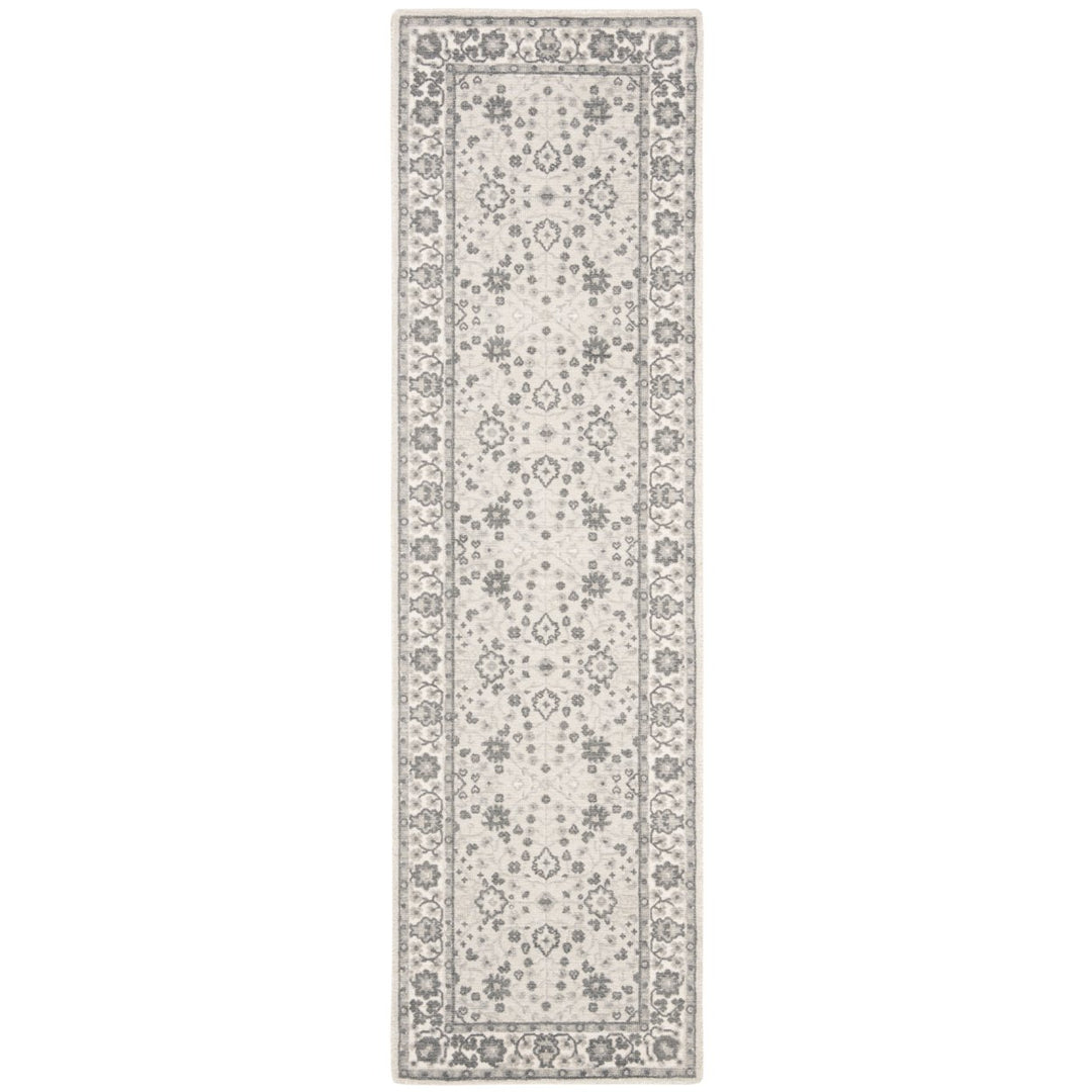 SAFAVIEH Restoration Vintage RVT401G Ivory / Silver Rug Image 5