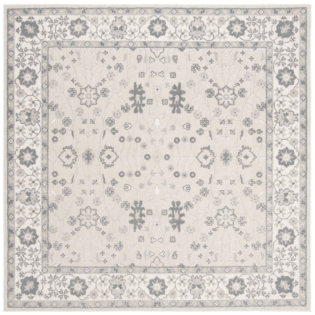 SAFAVIEH Restoration Vintage RVT401G Ivory / Silver Rug Image 1