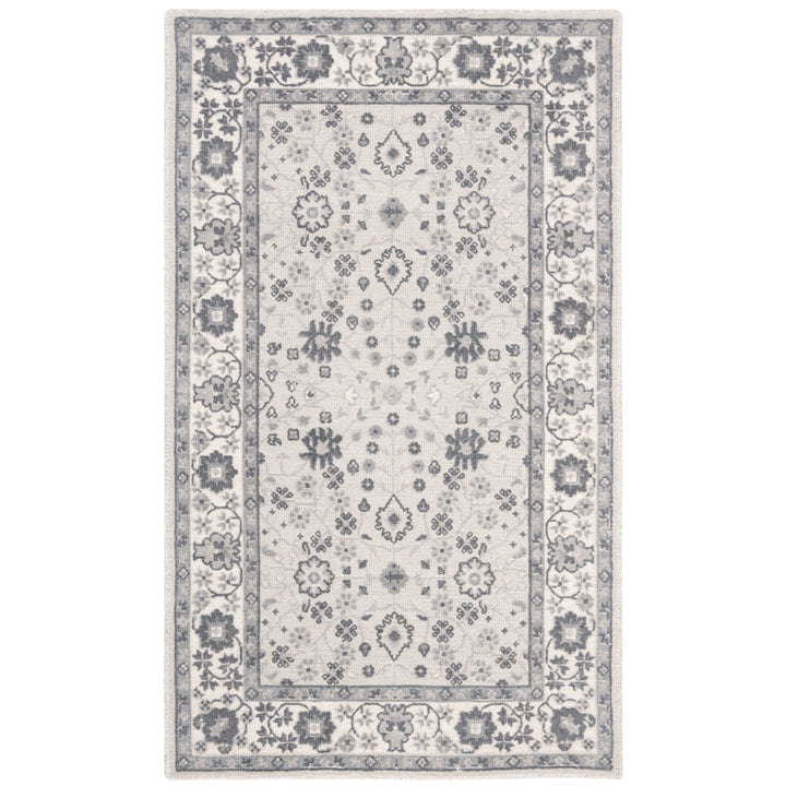 SAFAVIEH Restoration Vintage RVT401G Ivory / Silver Rug Image 9