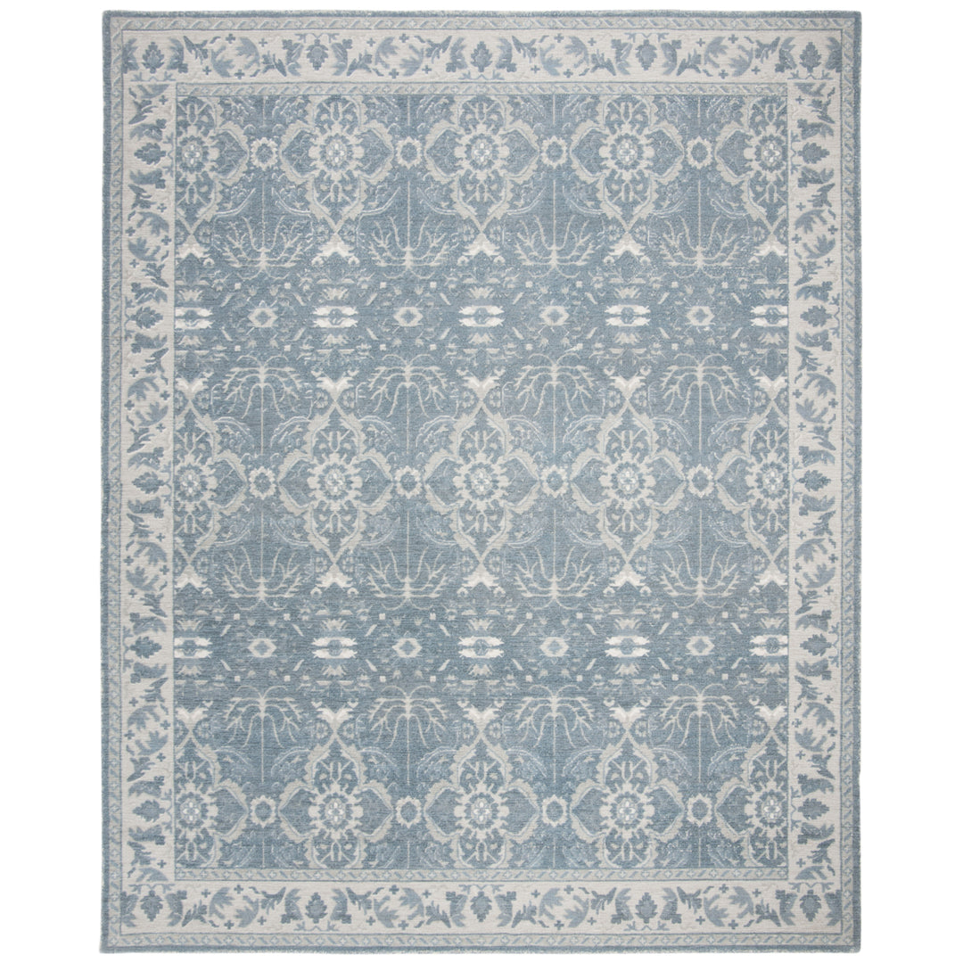 SAFAVIEH Restoration Vintage RVT403M Handmade Blue Rug Image 1